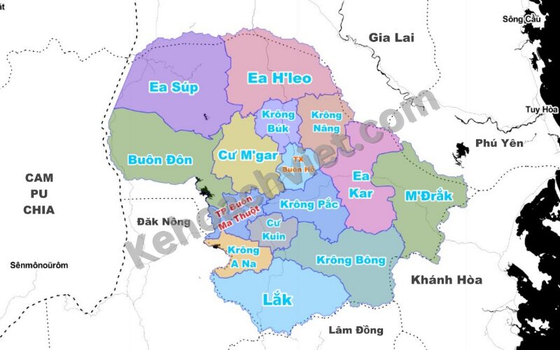 Dân số tỉnh Dak Lak - Kehoachviet.com 1